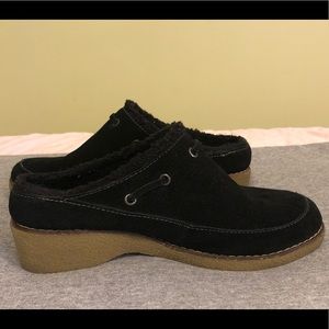 Lands’ End shoes, woman’s slip ons, comfy and warm
